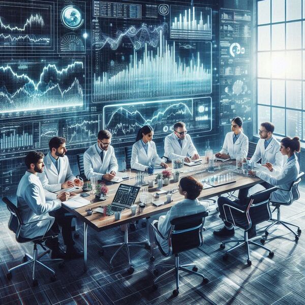 پرونده:A-number-of-scientists-are-trading.jpg